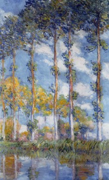 Álamos Claude Monet Pinturas al óleo